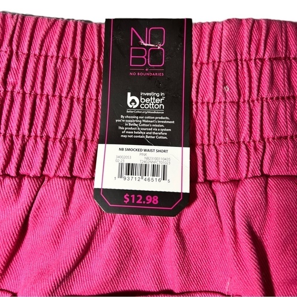 No Boundaries Juniors Smocked Waist Cotton Shorts Size Small - Picture 3 of 8